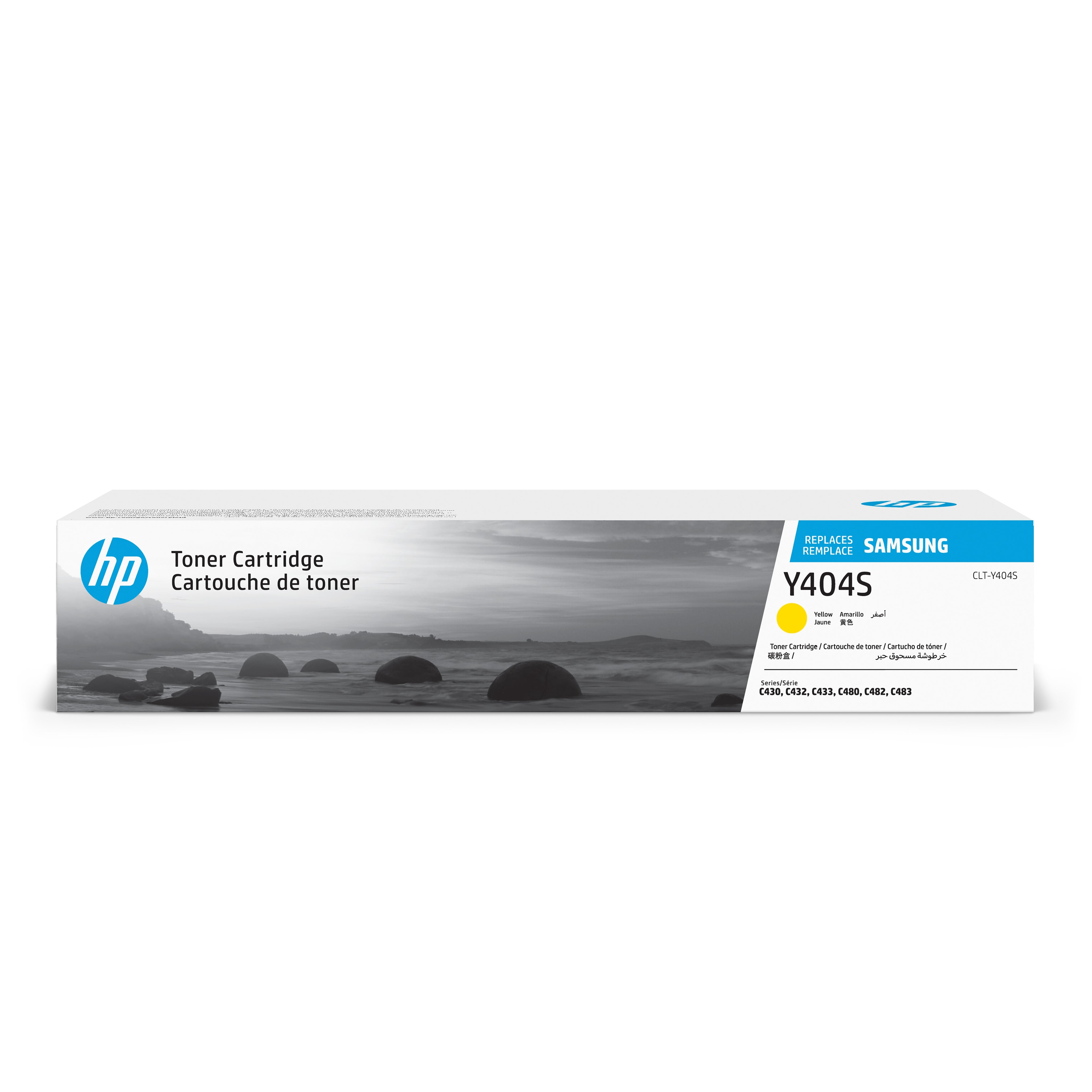 HP Y404S Yellow Toner Cartridge for Samsung CLT-Y404S , Samsung-branded printer supplies are now HP-branded