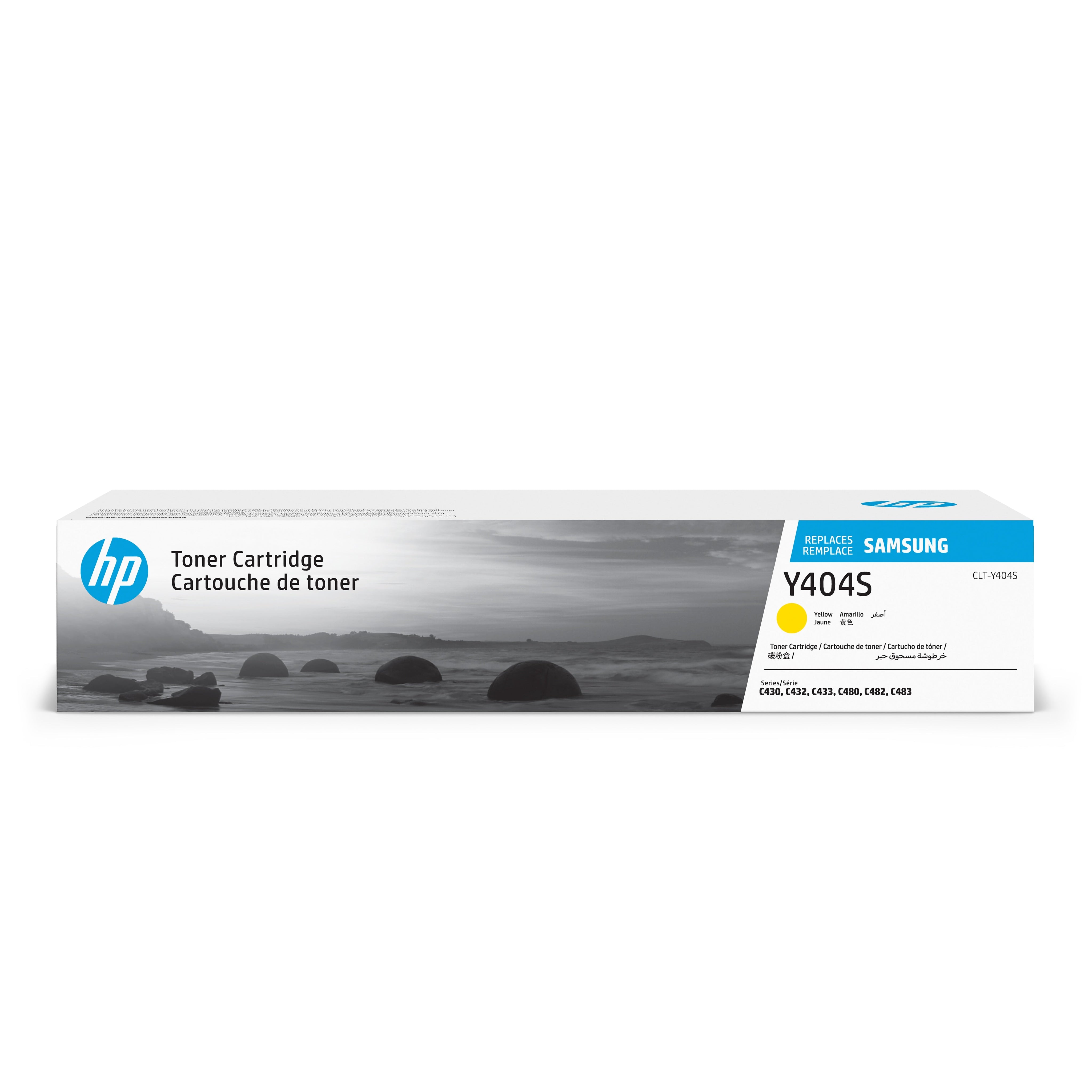 HP Y404S Yellow Toner Cartridge for Samsung CLT-Y404S , Samsung-branded printer supplies are now HP-branded