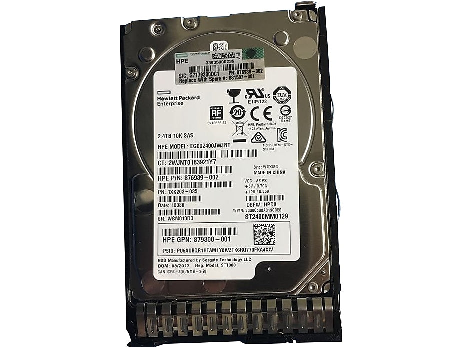 HPE 2.4TB 2.5" SAS Internal Hard Drive