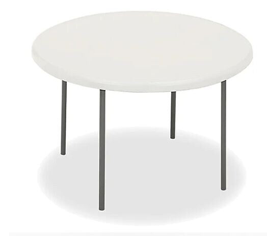 Iceberg IndestrucTable Classic Folding Table, 48