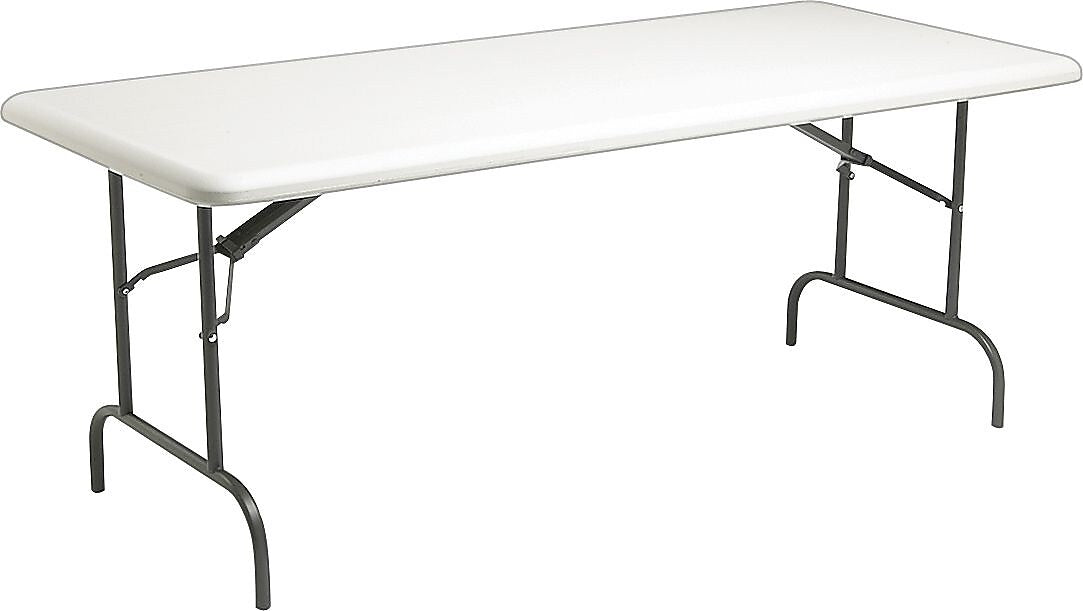 Iceberg® IndestrucTables TOO™ 1200 Series Folding Table, 96x30", Platinum