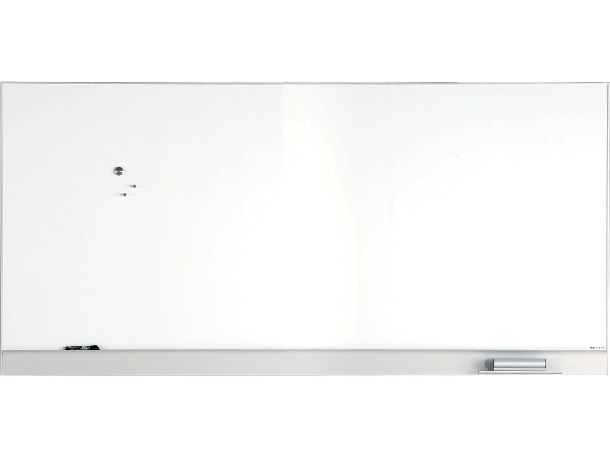 ICEBERG Polarity Steel Dry-Erase Whiteboard, Aluminum Frame, 8' x 4'