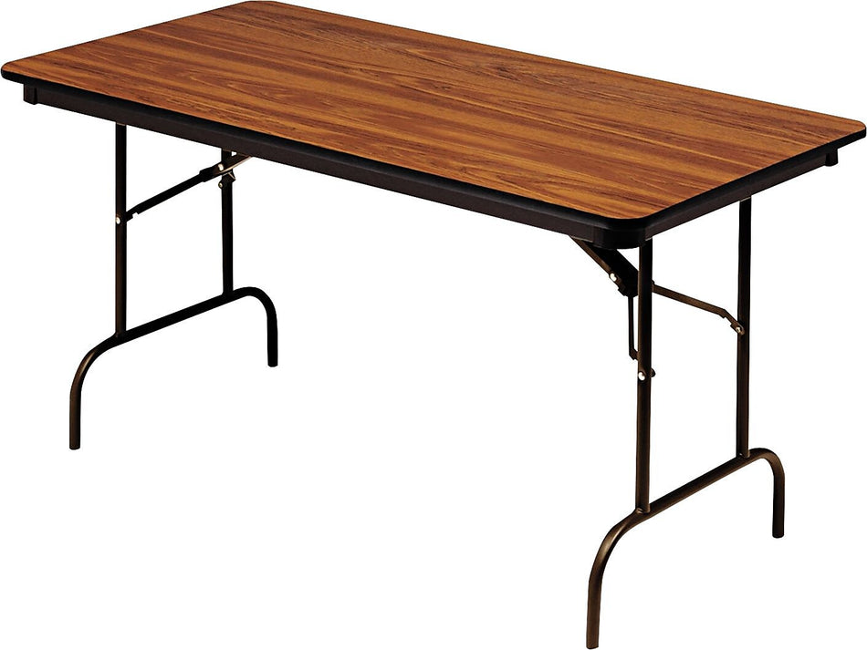 Iceberg® Premium Wood Laminate Folding Tables, 72x30", Oak