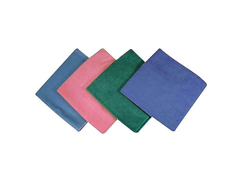 Impact Premium Weight Microfiber Dry Cloths, Blue, 12/Pack