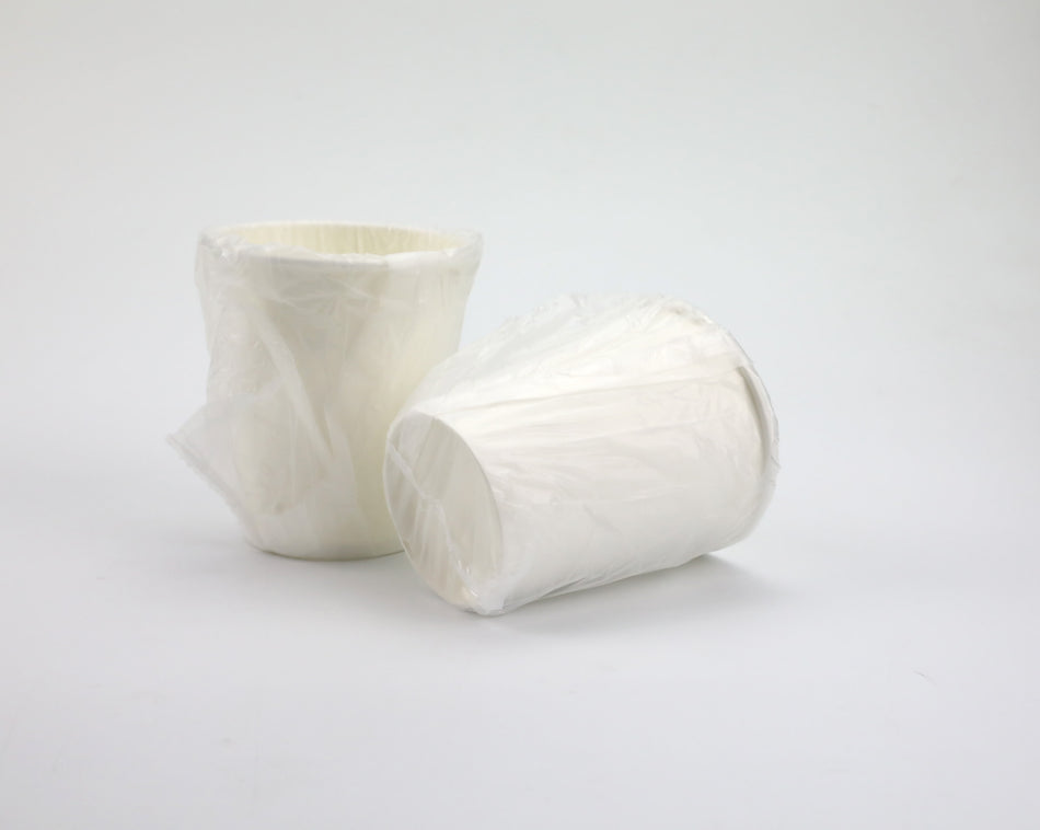 Individually Wrapped Paper Hot Cup, 8 Oz., White, 300/Pack