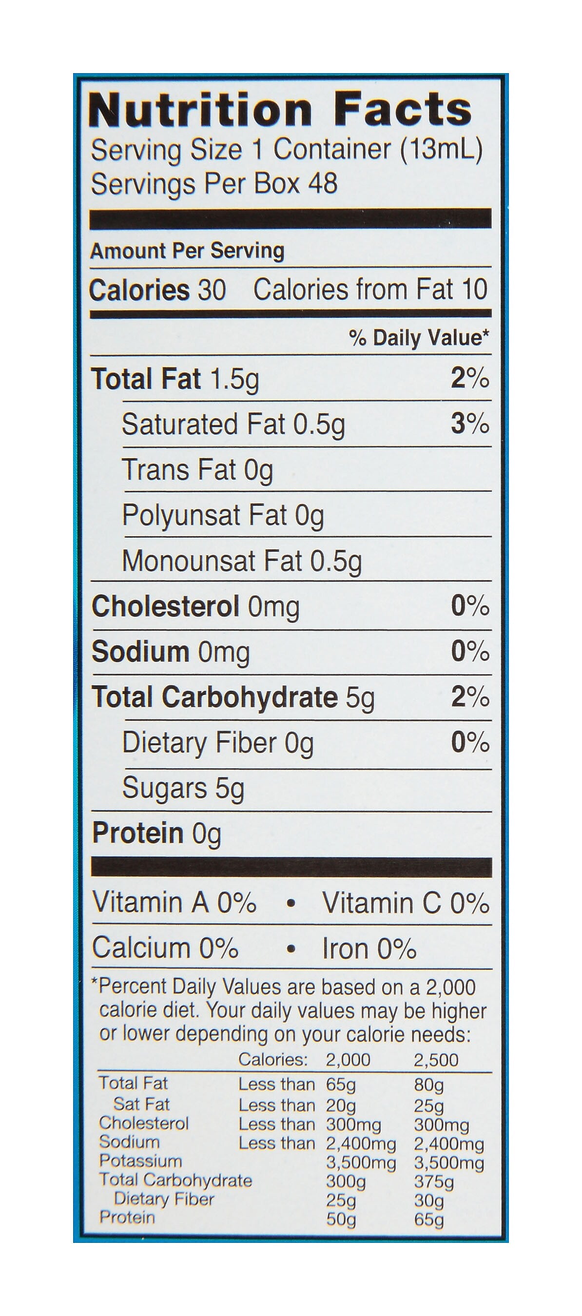 International Delight French Vanilla Dairy Free Liquid Creamer, 0.44 oz., 24/Box