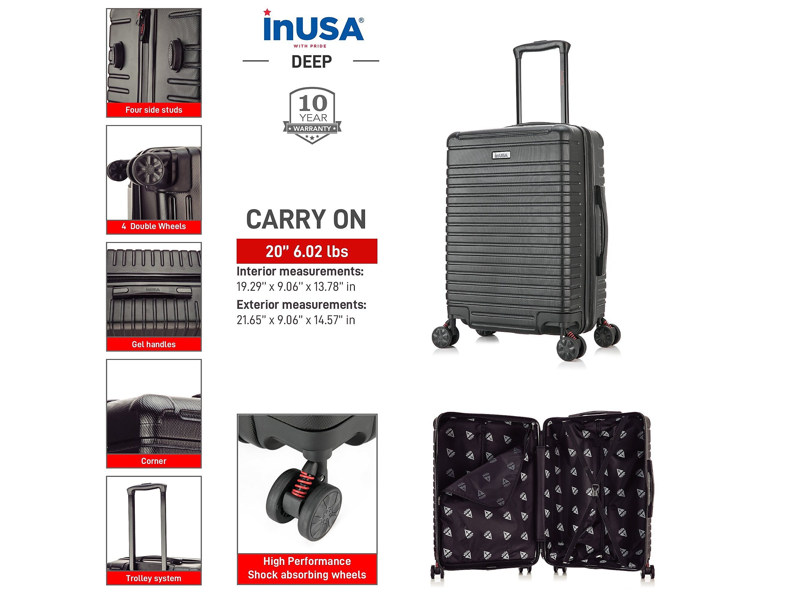 InUSA Deep 21.65