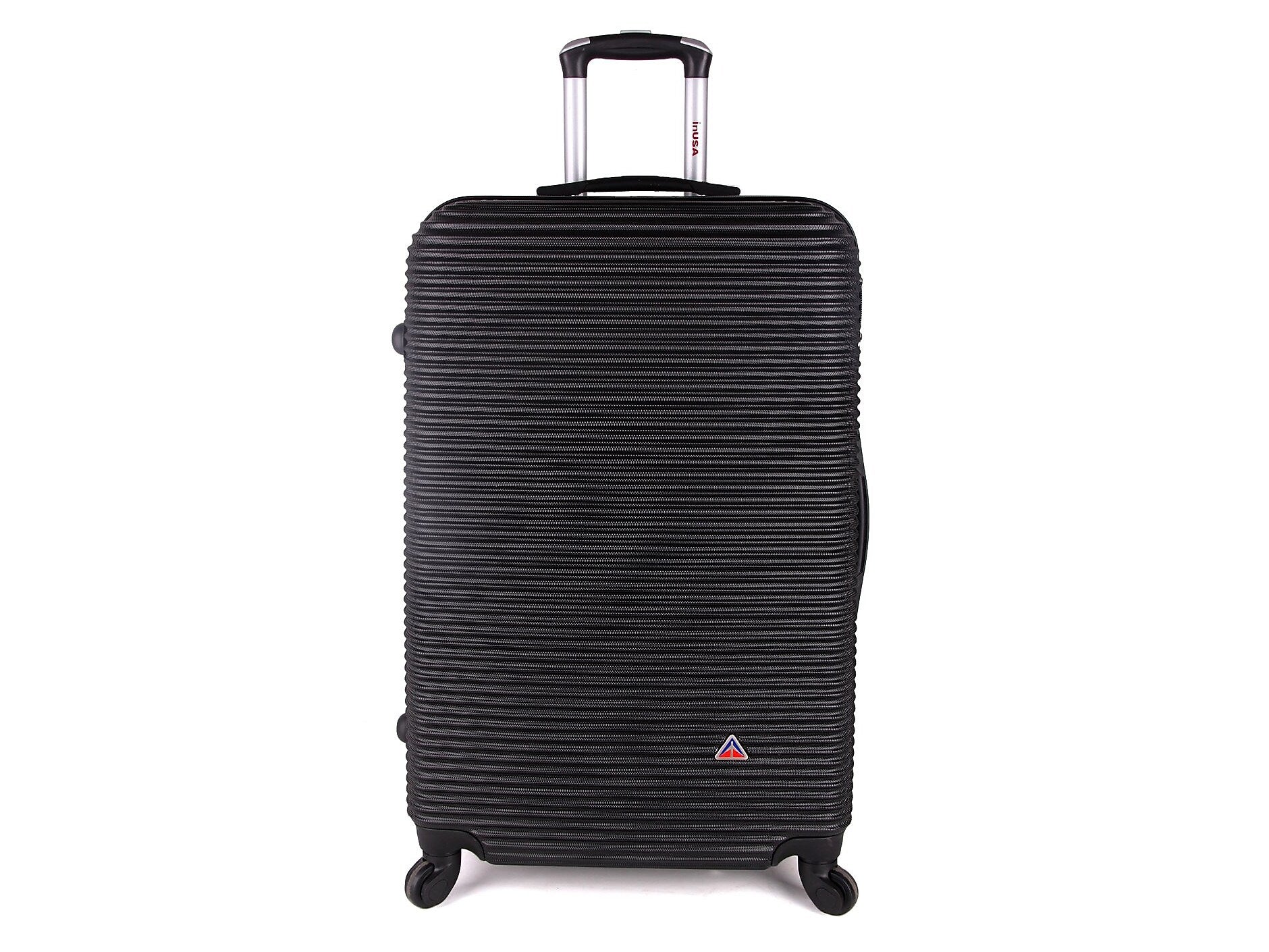 InUSA Royal 4-Piece Hardside Spinner Luggage Set, Black