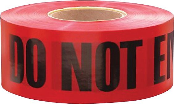 IRWIN Strait-line Danger Do Not Enter Barrier Tape, Red