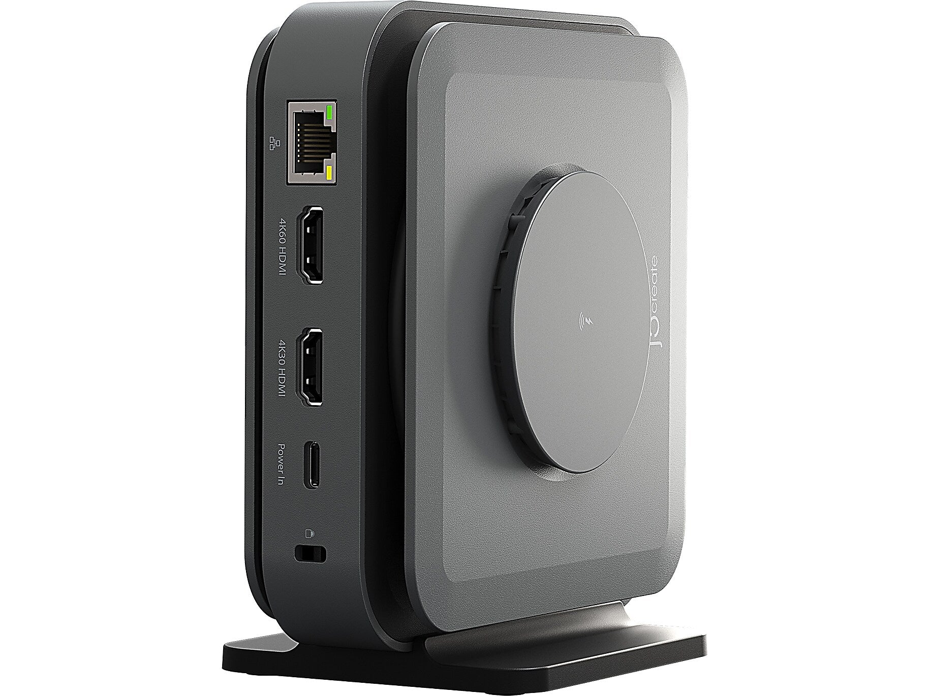 j5create 11-Port USB Type-C Dock Dual 4K HDMI Hub, Space Gray