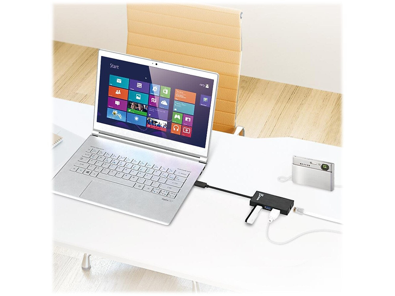 j5create 3-Port USB 3.0 Hub, Black