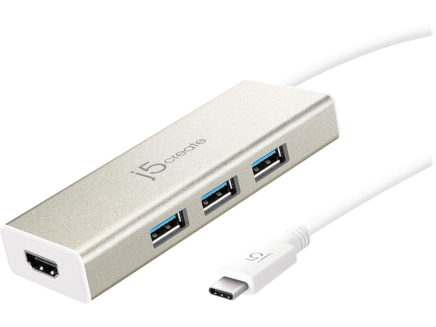 j5create 3-Port USB 3.0 Hub, Silver