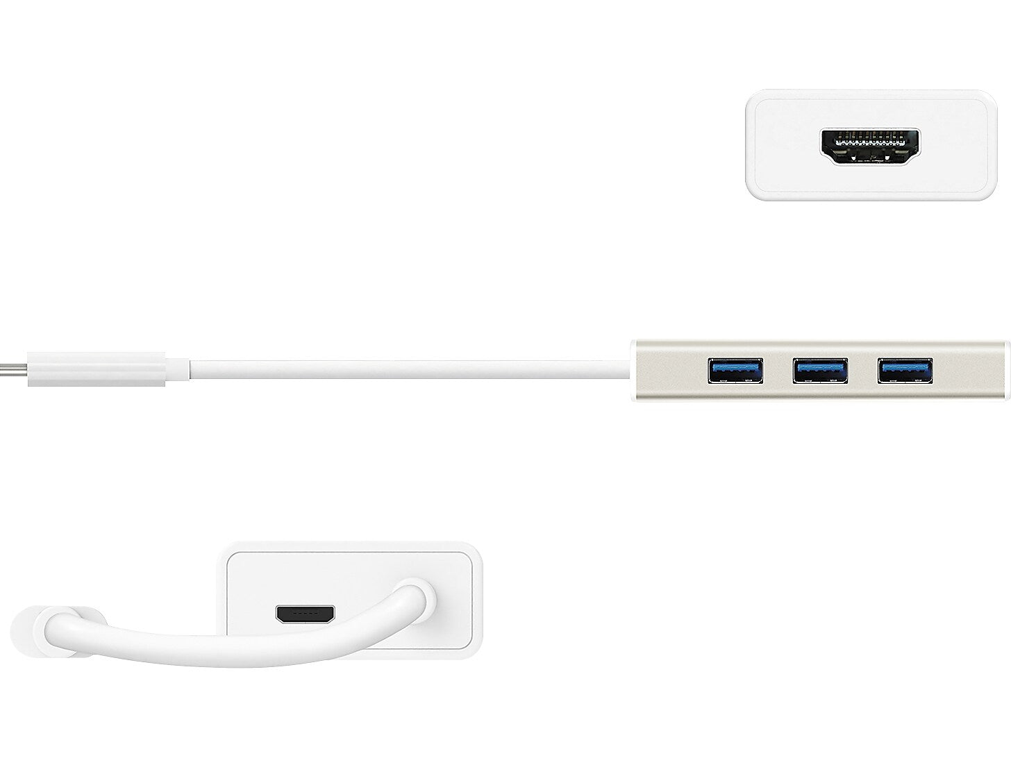 j5create 3-Port USB 3.0 Hub, Silver