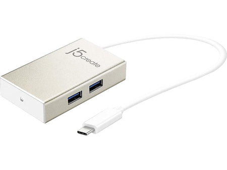 j5create 4-Port USB 3.0 Hub, Silver