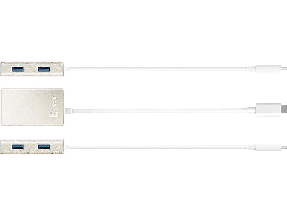 j5create 4-Port USB 3.0 Hub, Silver