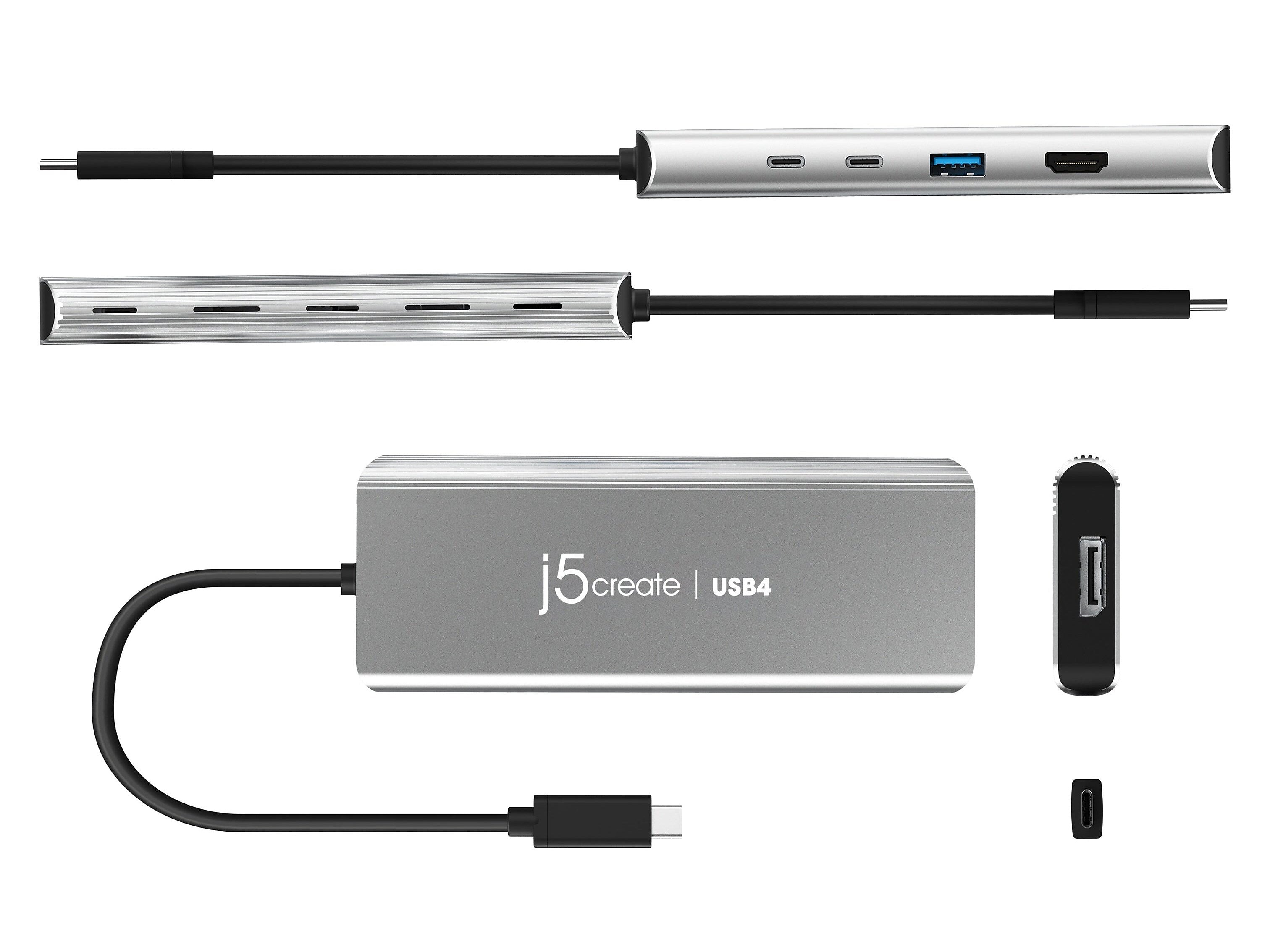 j5create 5-Port USB Type-C Hub, Space Gray