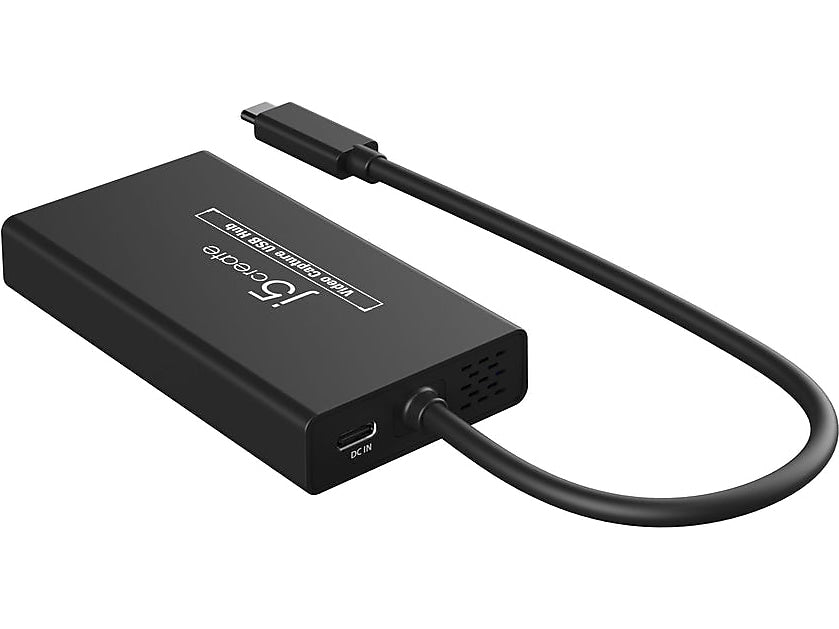 j5create 6-Port USB-C Hub, Black