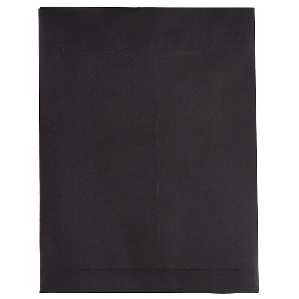 JAM Paper 10 x 13 Open End Catalog Envelopes, Black, 25/Pack