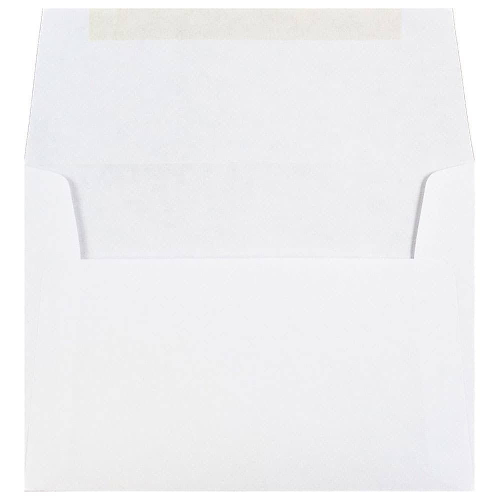JAM Paper® 4Bar A1 Invitation Envelopes, 3.625 x 5.125, White, Bulk 500/Box