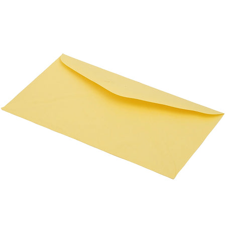 JAM Paper #6 3/4 Business Envelope, 3 5/8" x 6 1/2", Cary Yellow, 500/Box