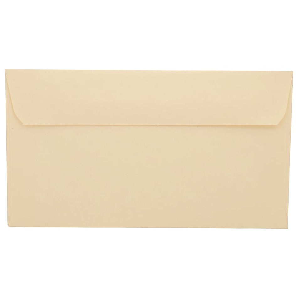 JAM Paper #6 3/4 Business Envelope, 3 5/8" x 6 1/2", Ivory, 25/Pack