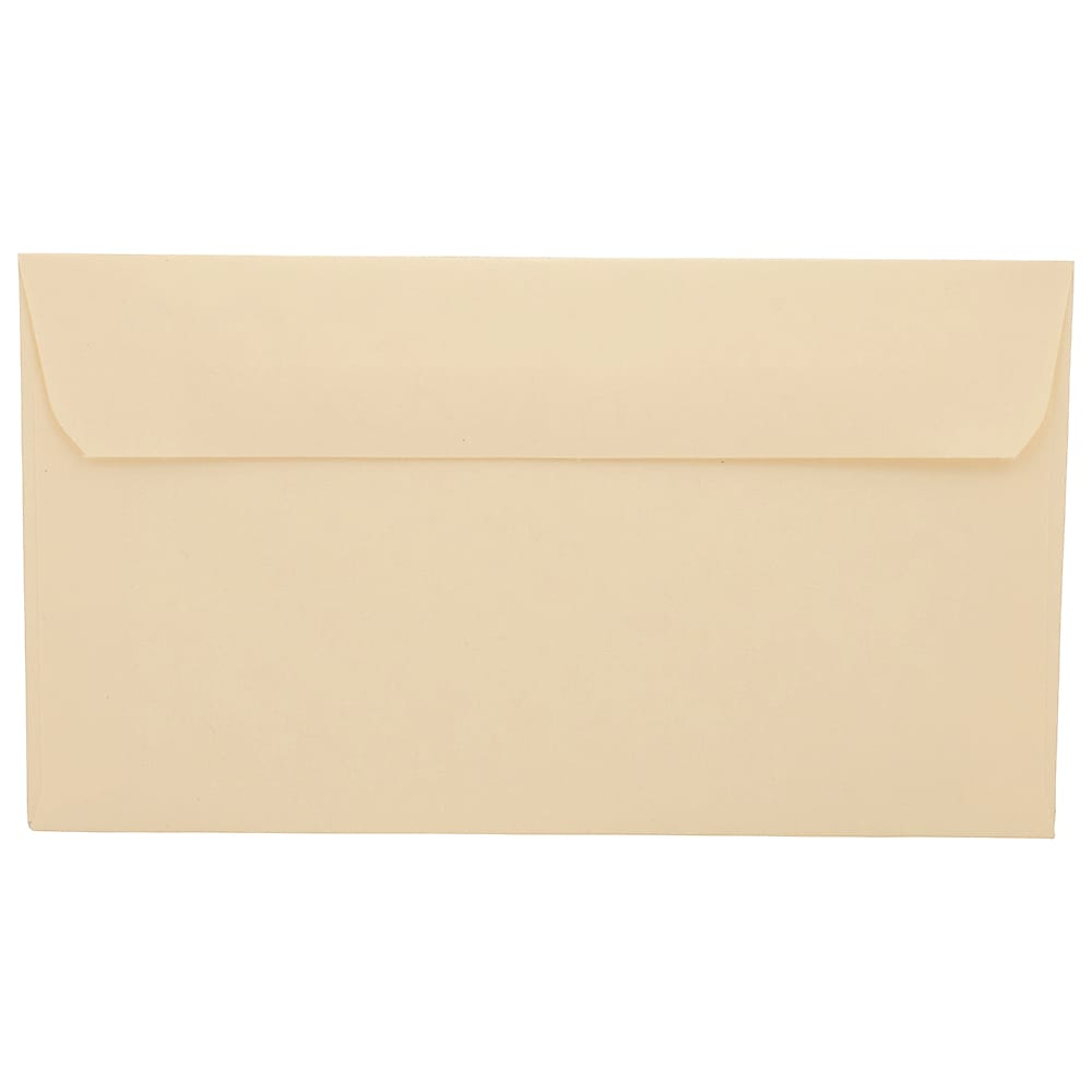 JAM Paper #6 3/4 Business Envelope, 3 5/8" x 6 1/2", Ivory, 50/Pack