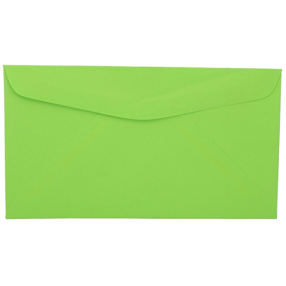 JAM Paper #6 3/4 Business Envelope, 3 5/8" x 6 1/2", Light Green, 500/Box