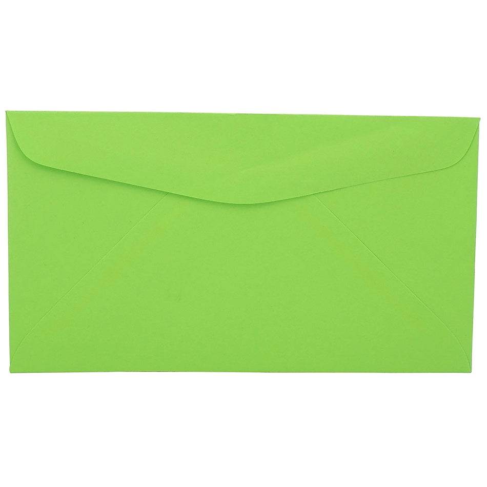 JAM Paper #6 3/4 Business Envelope, 3 5/8" x 6 1/2", Light Green, 500/Box