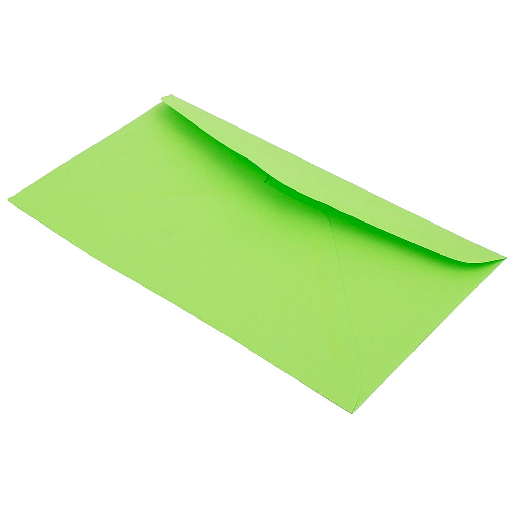 JAM Paper #6 3/4 Business Envelope, 3 5/8" x 6 1/2", Light Green, 50/Pack