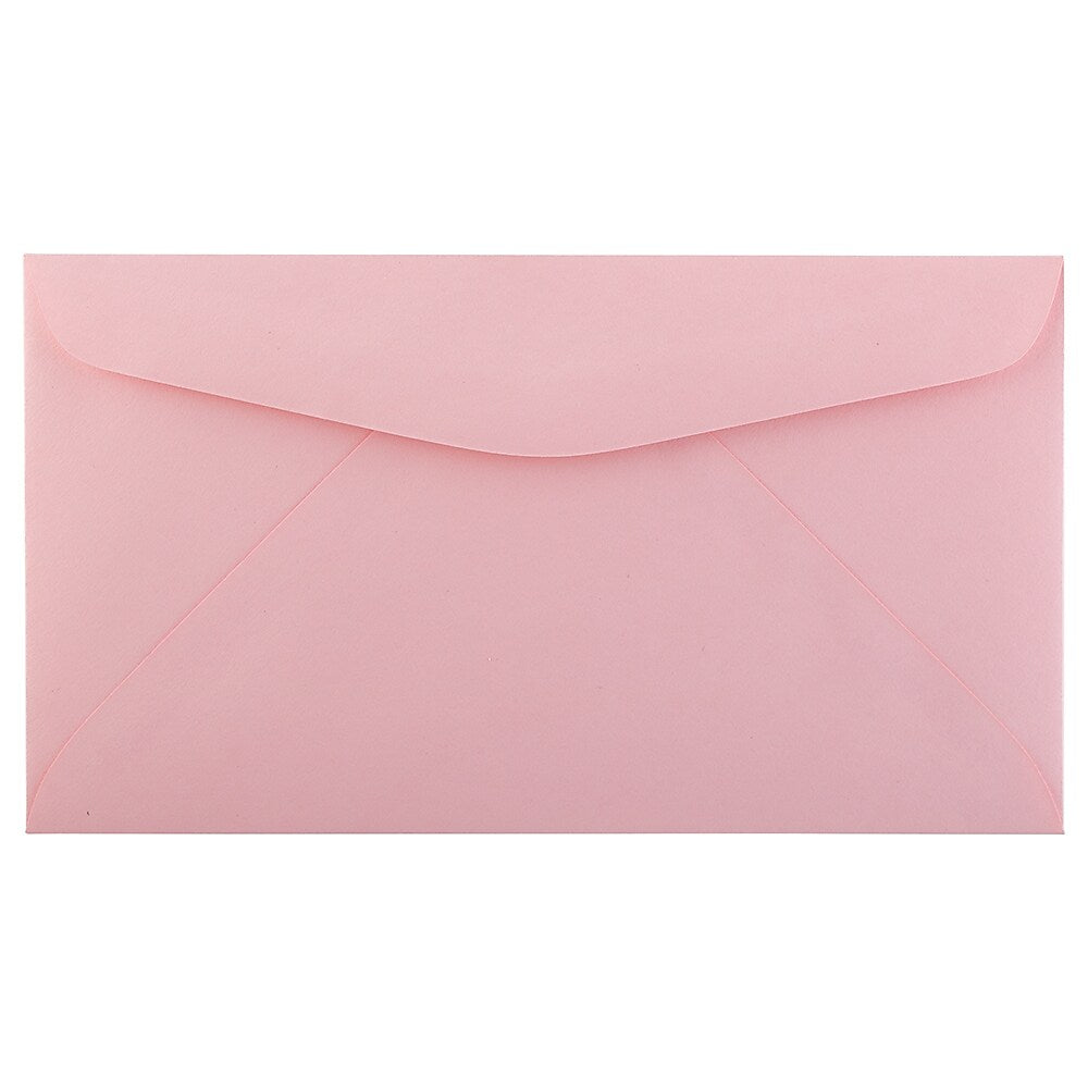 JAM Paper #6 3/4 Business Envelope, 3 5/8" x 6 1/2", Pink, 25/Pack