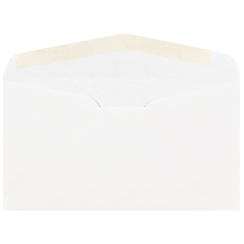 JAM Paper #6 3/4 Business Envelope, 3 5/8" x 6 1/2", White, 250/Box