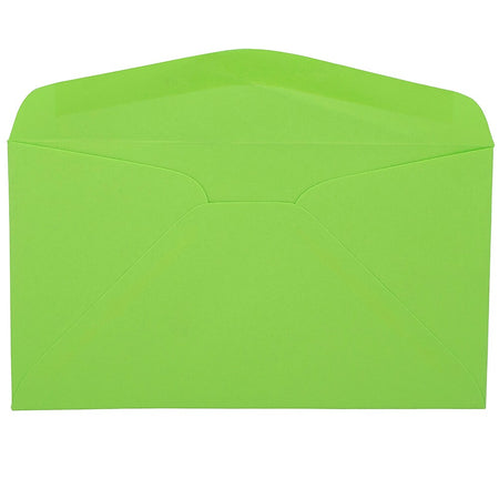 JAM Paper #6 3/4 Invitation Envelope, 3 5/8" x 6 1/2", Light Green, 25/Pack