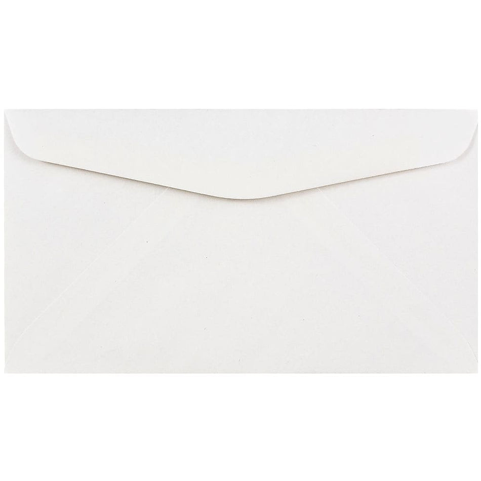 JAM Paper #6 3/4 Invitation Envelope, 3 5/8" x 6 1/2", White, 25/Pack