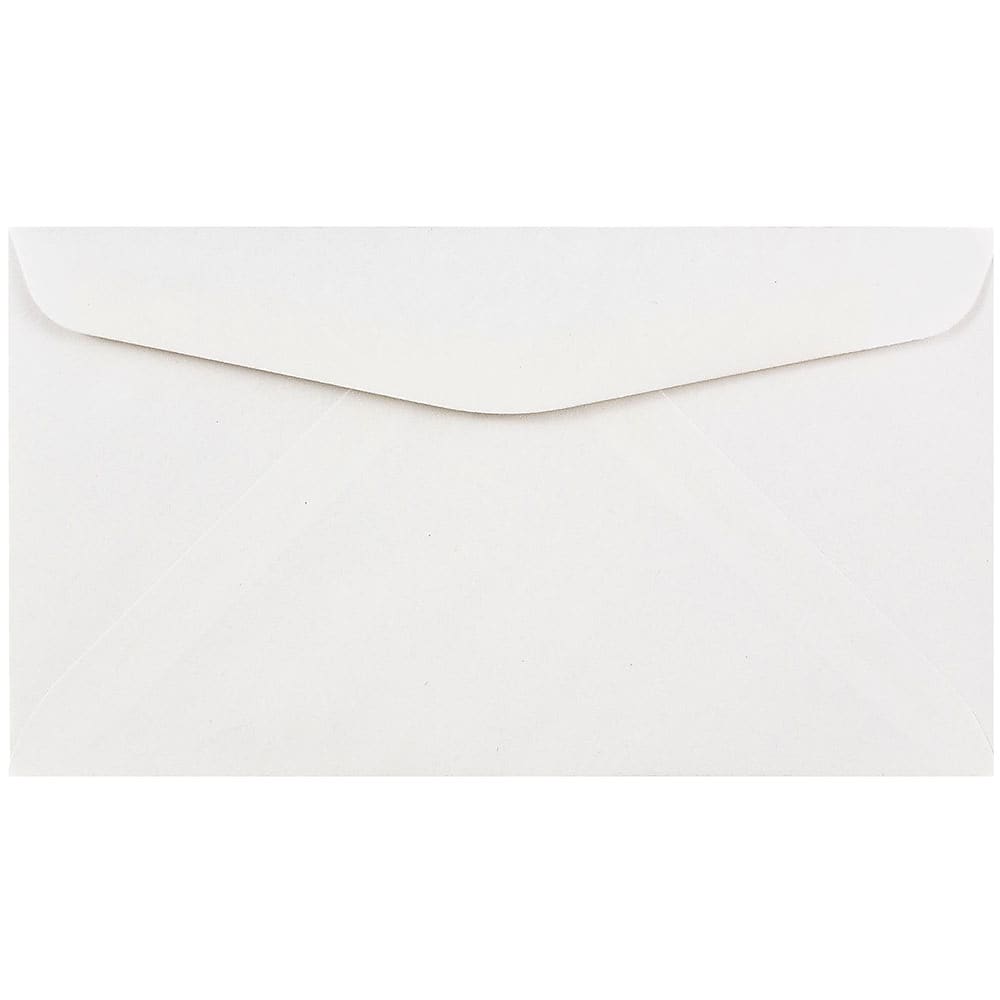 JAM Paper #6 3/4 Invitation Envelope, 3 5/8" x 6 1/2", White, 25/Pack