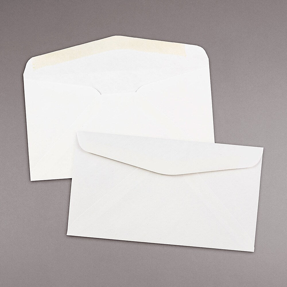 JAM Paper #6 3/4 Invitation Envelope, 3 5/8" x 6 1/2", White, 25/Pack