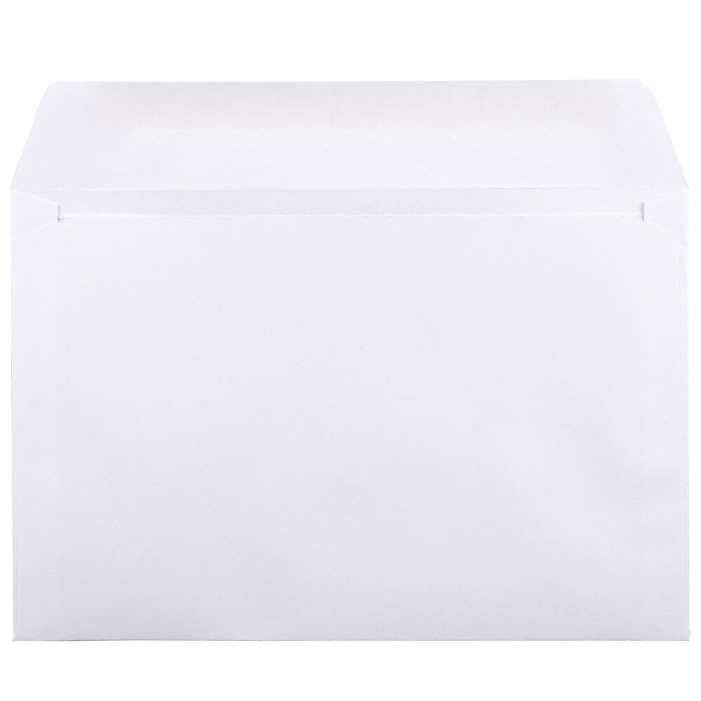 JAM Paper 6 x 9 Booklet Commercial Envelopes, White, Bulk 500/Box