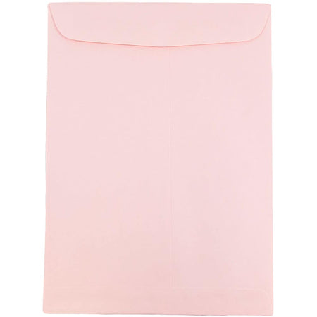 JAM Paper 6" x 9" Open End Catalog Envelopes, Baby Pink, 10/Pack