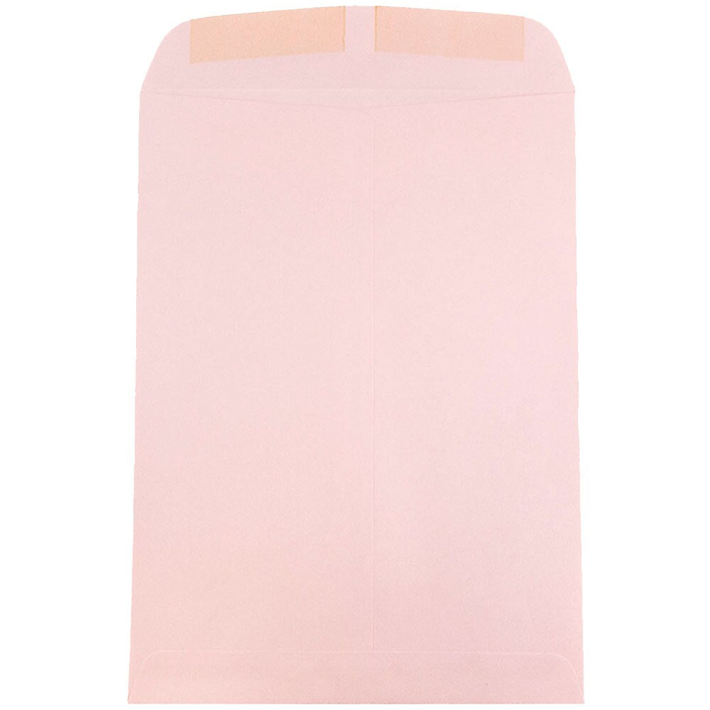 JAM Paper 6" x 9" Open End Catalog Envelopes, Baby Pink, 10/Pack