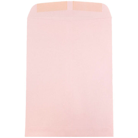 JAM Paper 6" x 9" Open End Catalog Envelopes, Baby Pink, 10/Pack