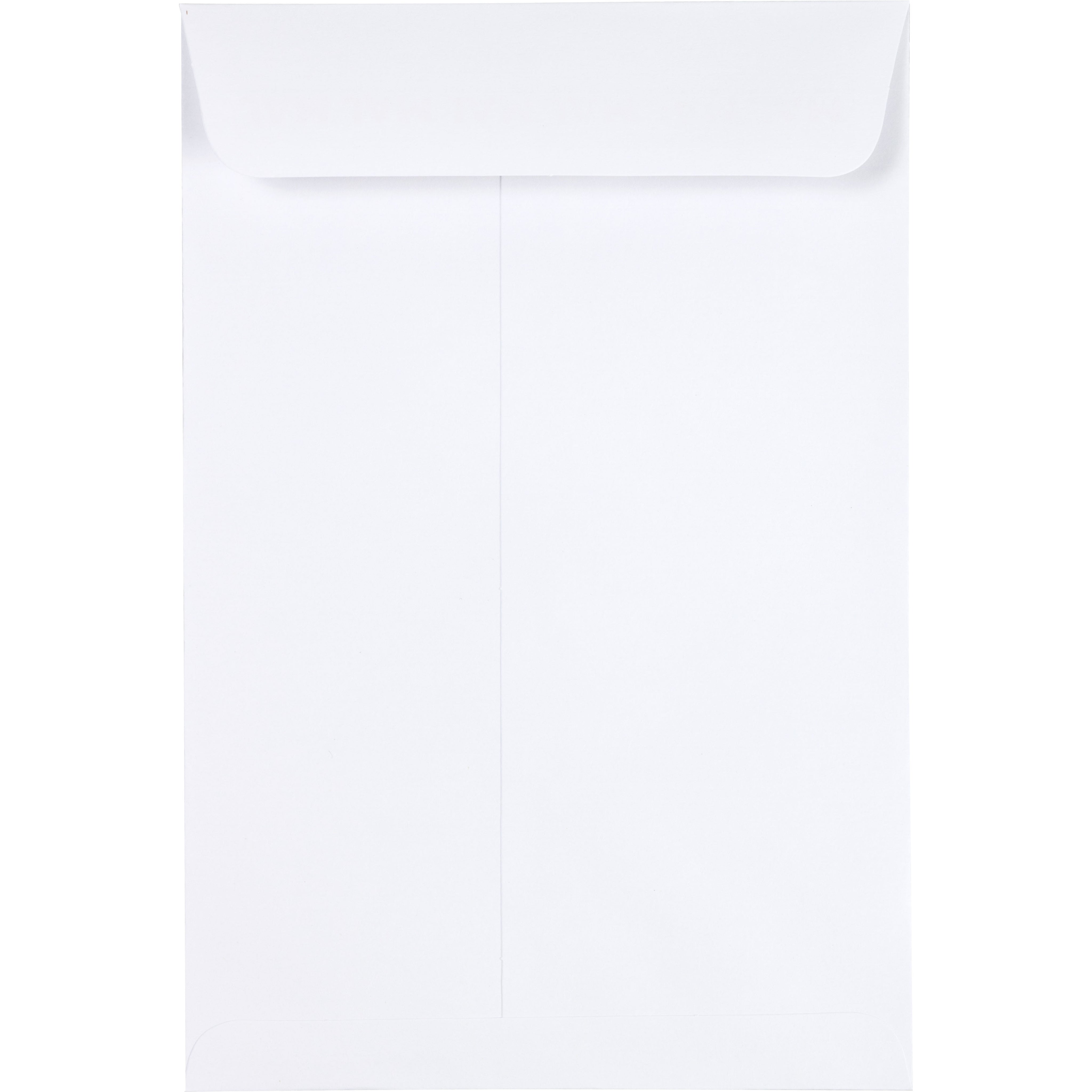 JAM Paper 6 x 9 Open End Envelopes, 28lb, White, 50 Pack