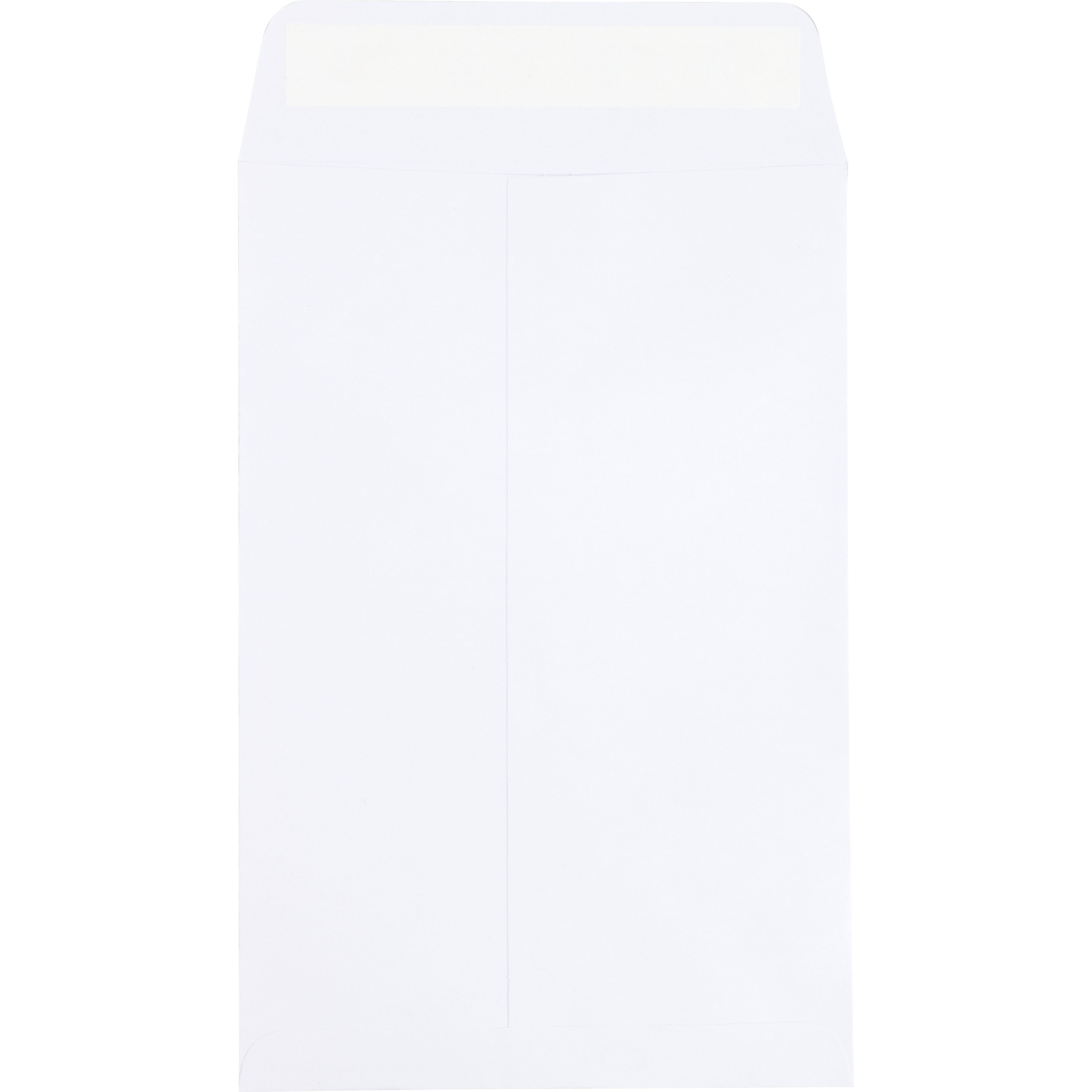 JAM Paper 6 x 9 Open End Envelopes, 28lb, White, 50 Pack