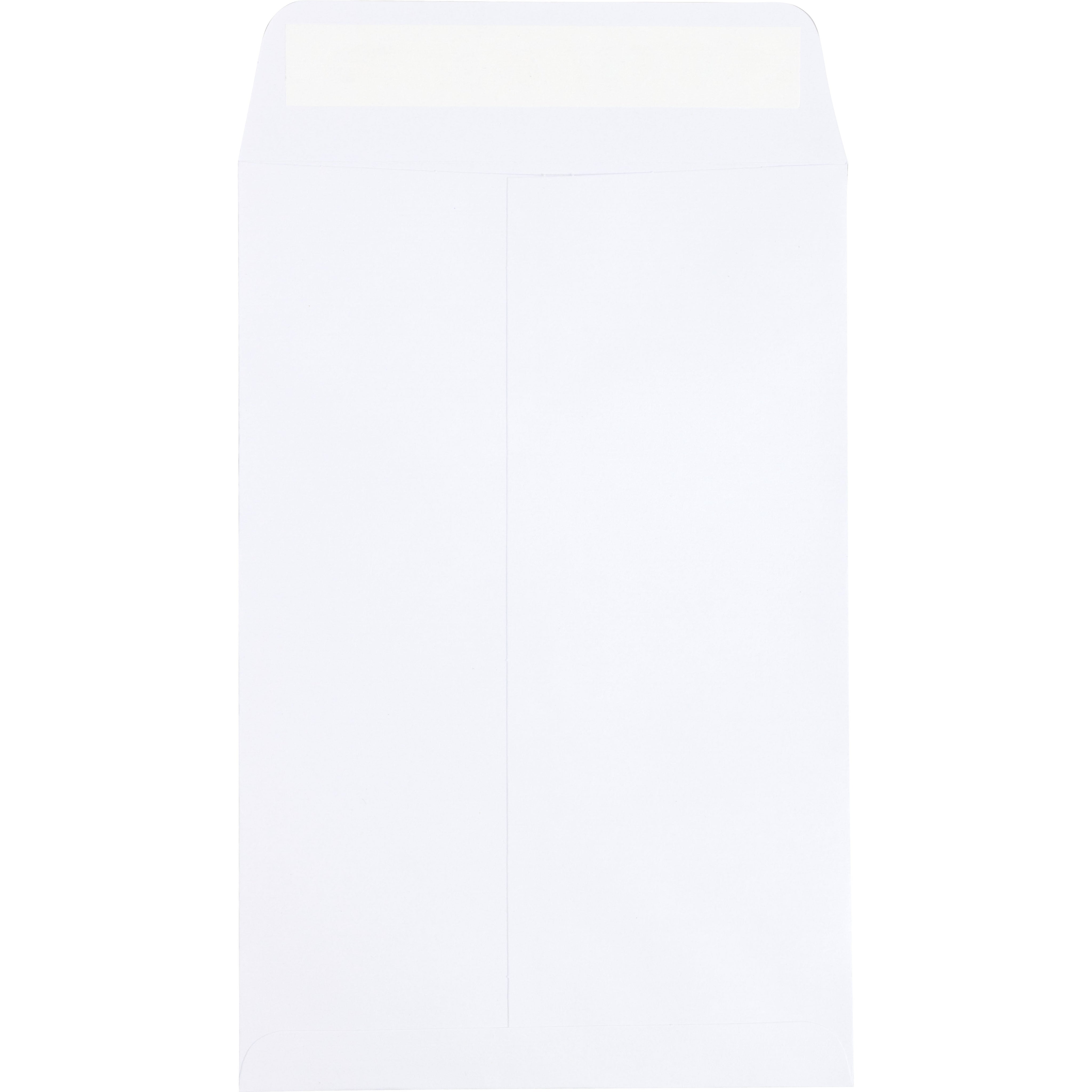 JAM Paper 6 x 9 Open End Envelopes, 28lb, White, 50 Pack