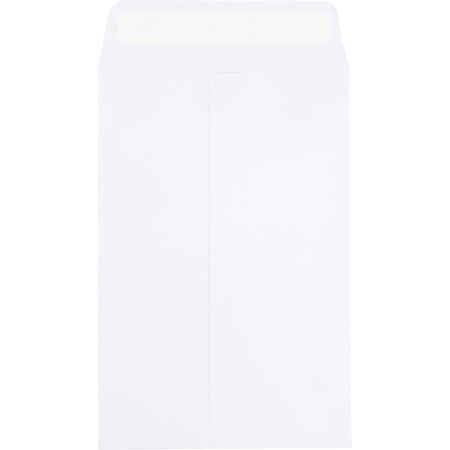 JAM Paper 6 x 9 Open End Envelopes, Peel & Seal, White, 500 Pack