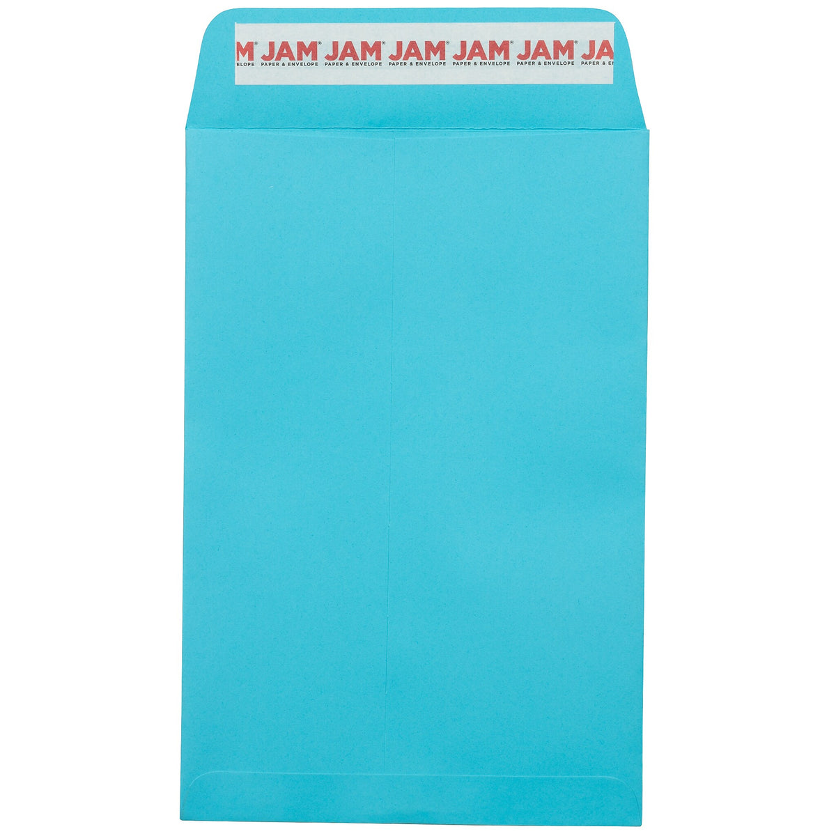 JAM Paper 6 x 9 Open End Envelopes ,Pool , 50 Pack, Blue