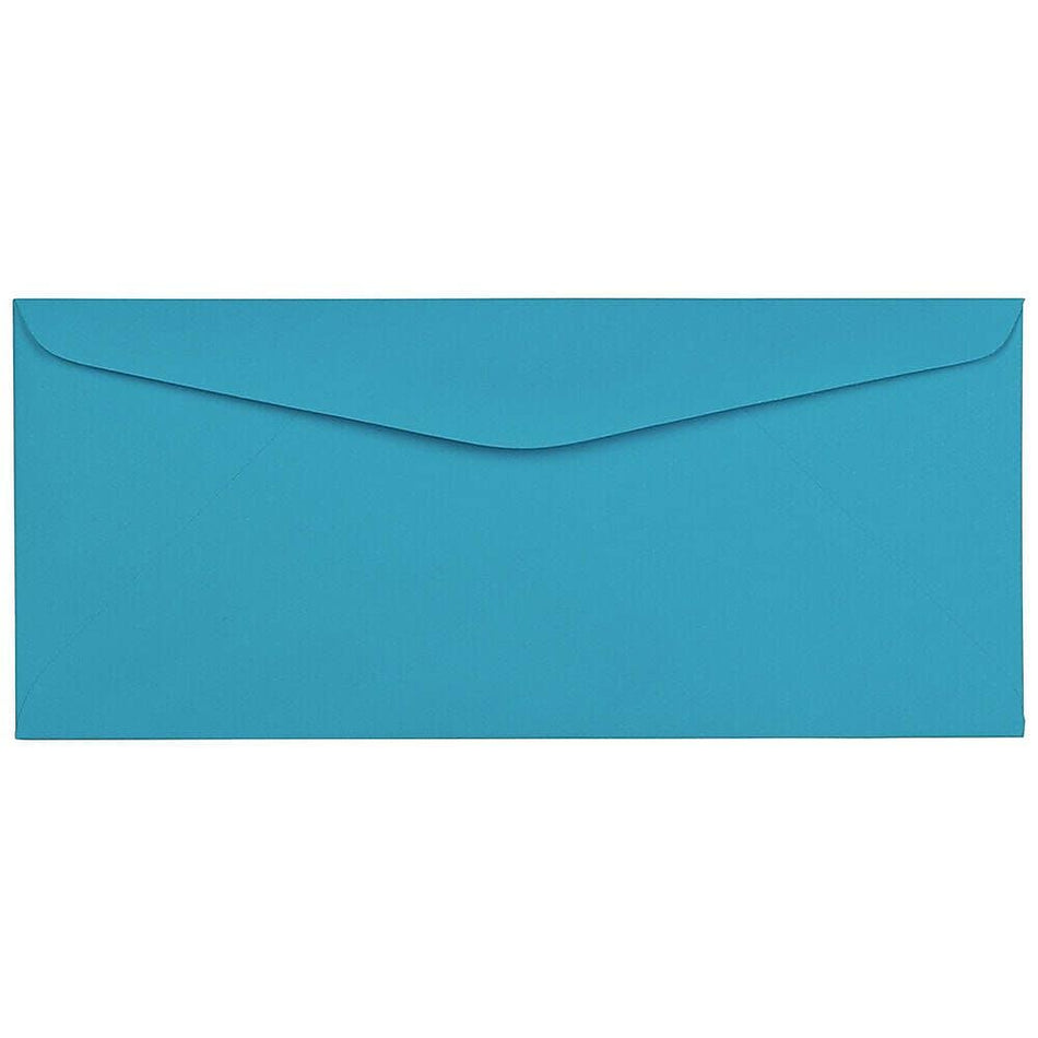 JAM Paper #9 Business Envelope, 3 7/8" x 8 7/8", Blue, 100/Pack
