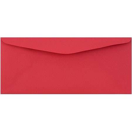 JAM Paper #9 Business Envelope, 3 7/8" x 8 7/8", Red, 100/Pack