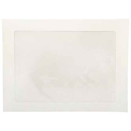 JAM Paper 9 x 12 Booklet Commercial Window Envelopes, White, Bulk 1000/Carton