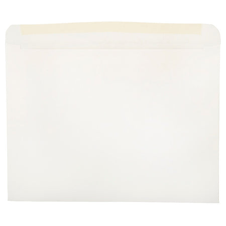 JAM Paper 9 x 12 Booklet Commercial Window Envelopes, White, Bulk 1000/Carton