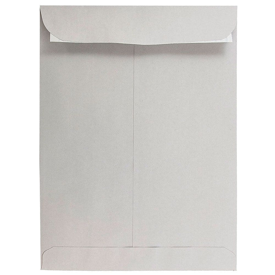 JAM Paper 9 x 12 Open End Catalog Envelopes with Peel and Seal Closure, Light Grey, 25/Pack