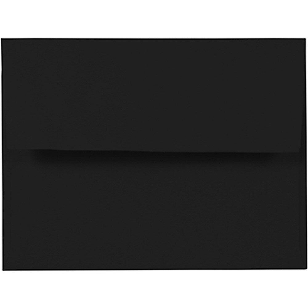 JAM Paper® A2 Invitation Envelopes, 4.375 x 5.75, Black, 25/Pack